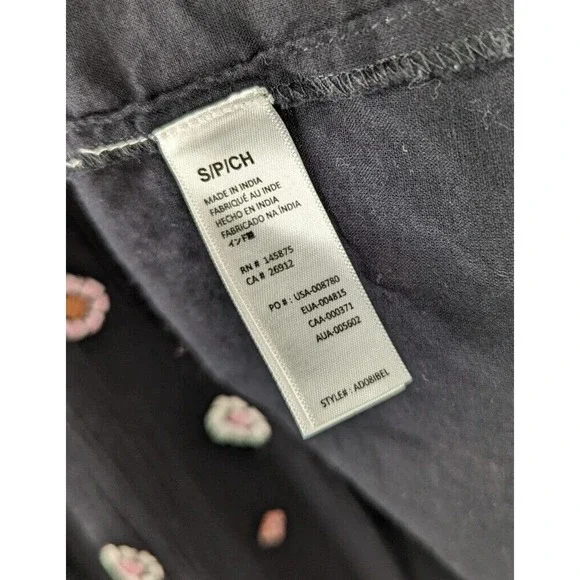 Amuse Society S Bel Air Printed Crinkle Woven Black Boho Maxi Dress - Picture 10 of 11